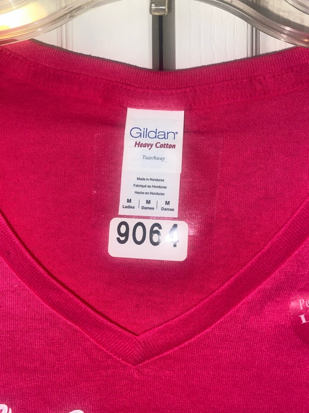 Philadelphia Pink Graphic V-Neck Tee - NWOT - 9064 - Picture 9 of 11
